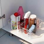 Clear Pantry Organizer Bins, Plastic Organizers & Storage Containers, Cabinet Organizer, Home Organization Must Haves for Kitchen, Laundry Room, Office, Closet & Freezer
