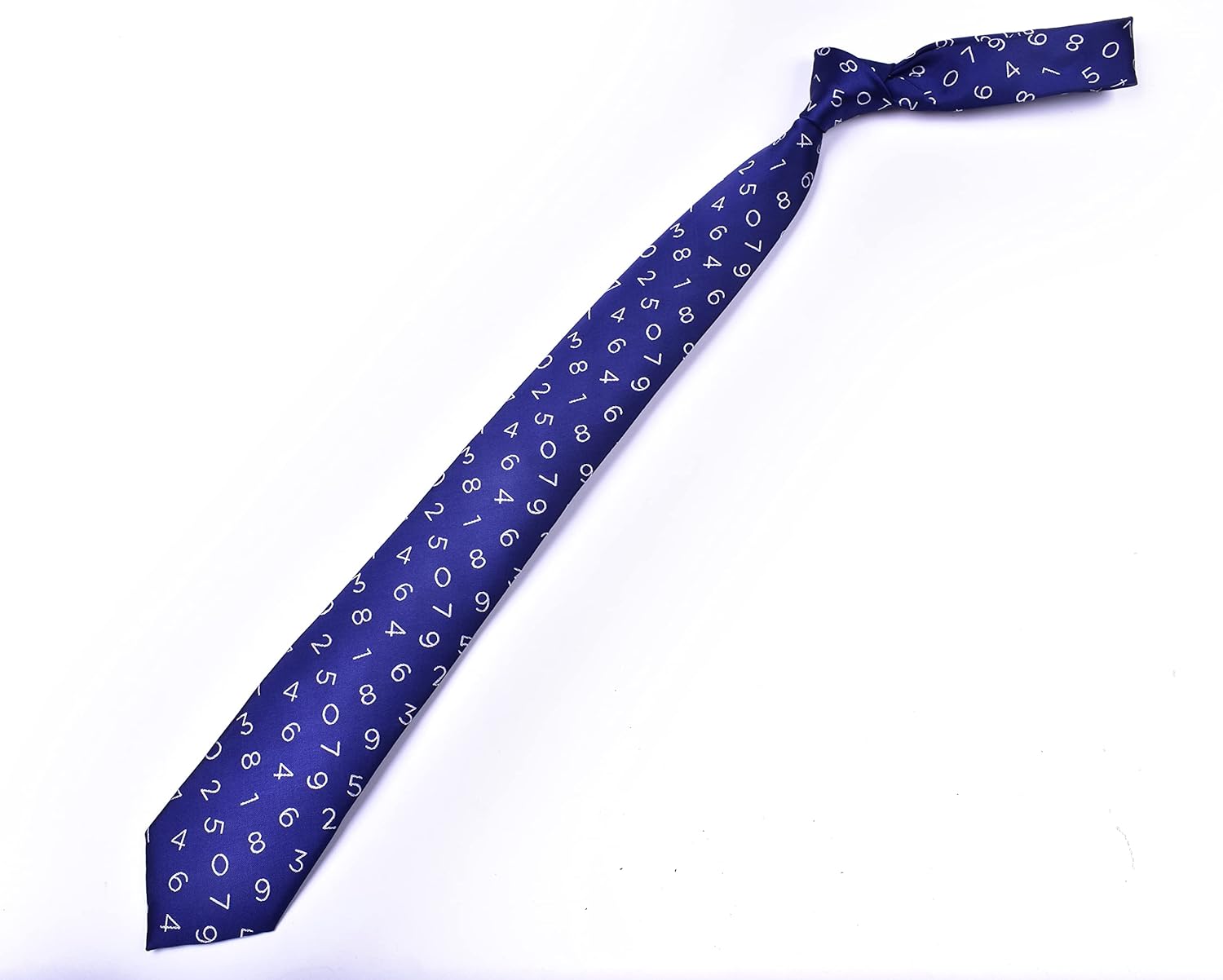 Maker V Math Necktie, Numbers Tie, Math Teacher gift for men, Accountant Neckties, Mathematics Ties