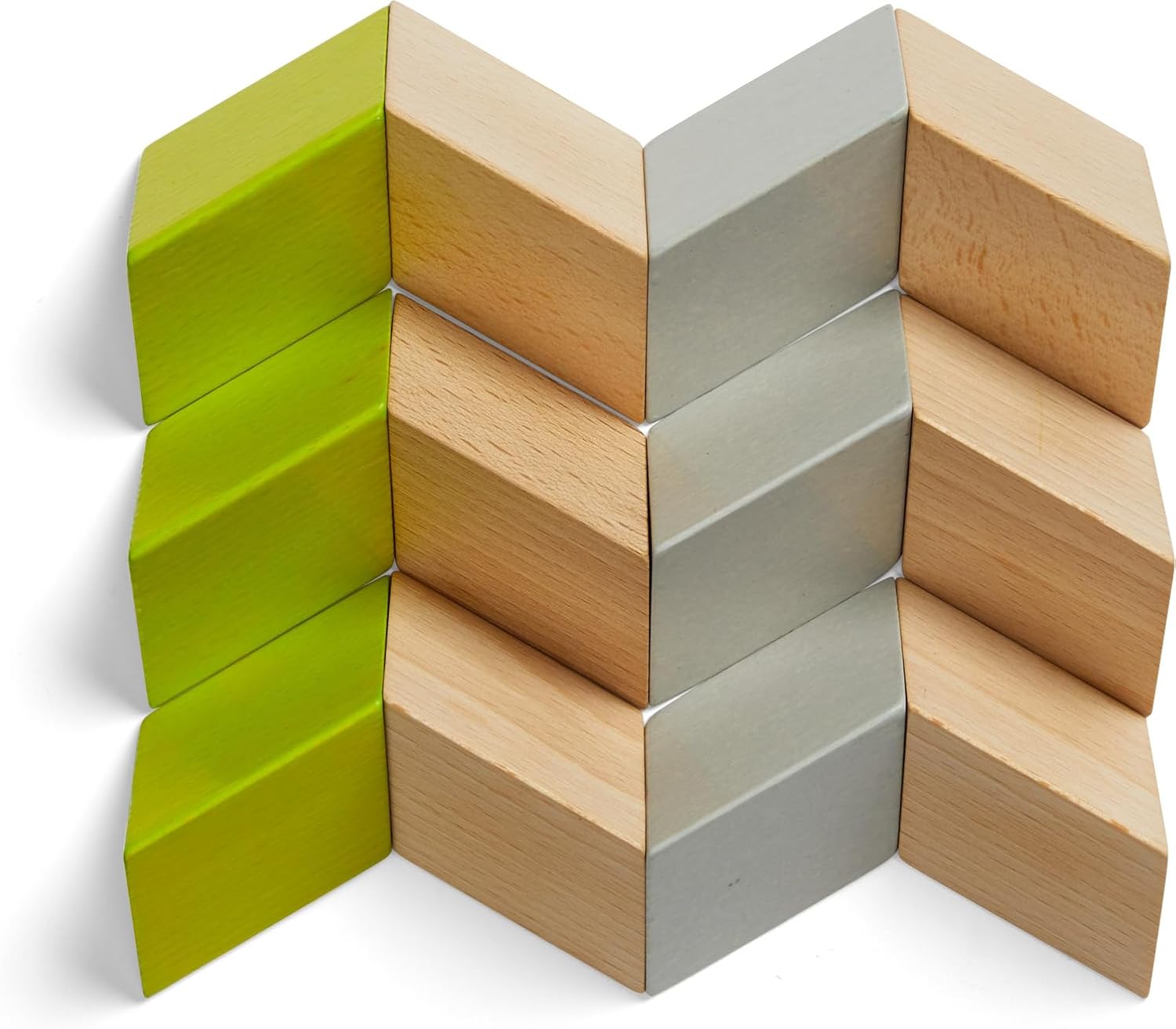 HABA Creative Building Blocks Prismo - Prism Wooden Building Blocks for Laying, Building & Playing - Promotes Logical Thinking - Made in Germany - for Children from 5 Years - 2010925001