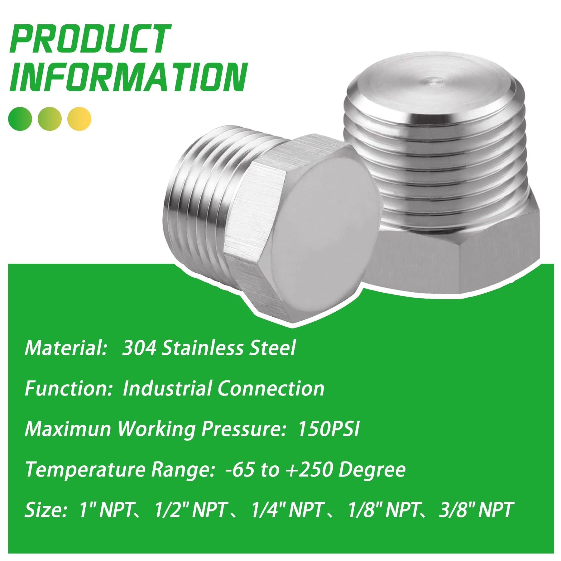 304 Tappi Di Raccordo Per Tubi In Acciaio - Foto 9