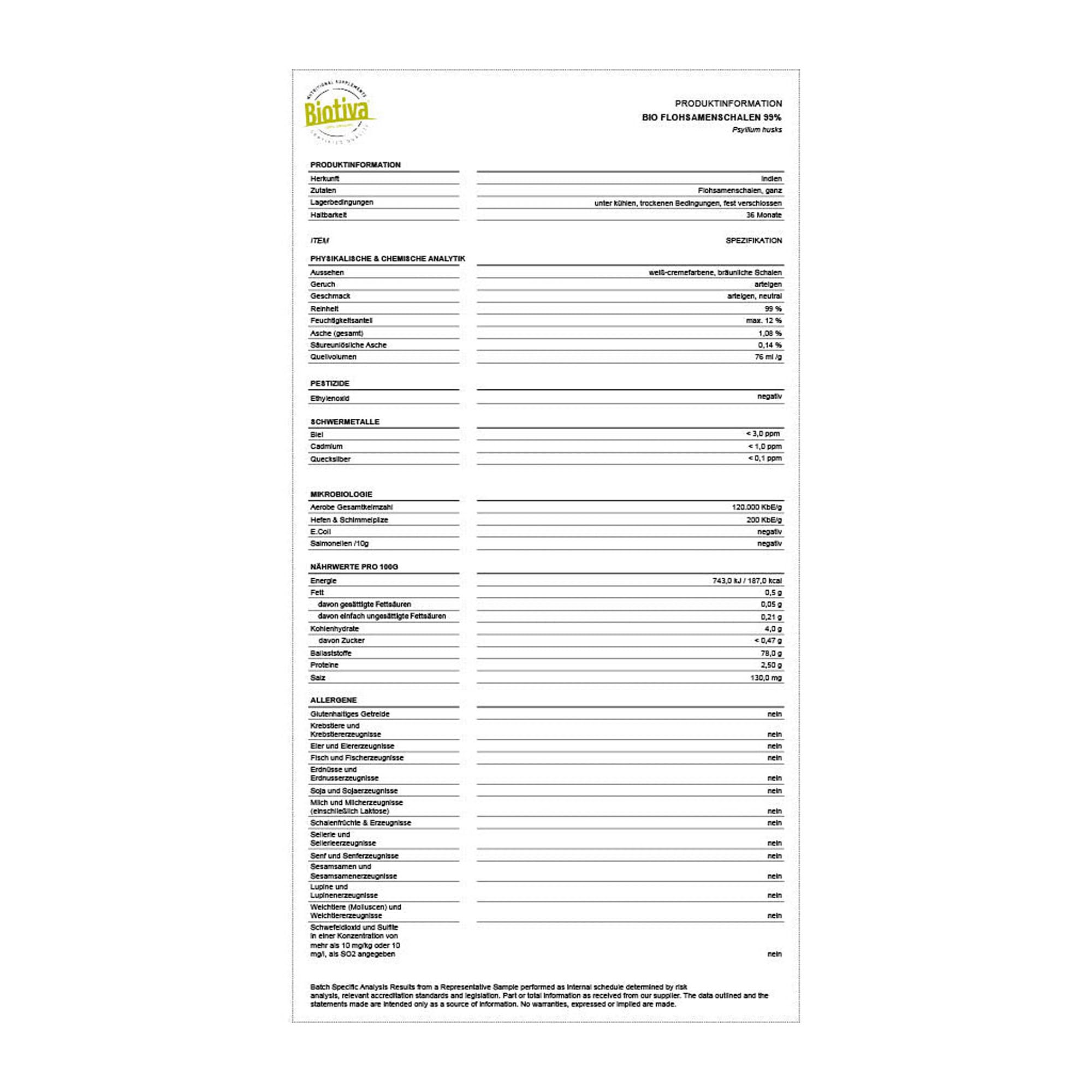 Gusci di semi di psillio Bio - 99% puro - 1000g - qualità alimentare controllata - ricco di fibre - busta richiudibile - confezionato e controllato in Germania (DE-eco-005)