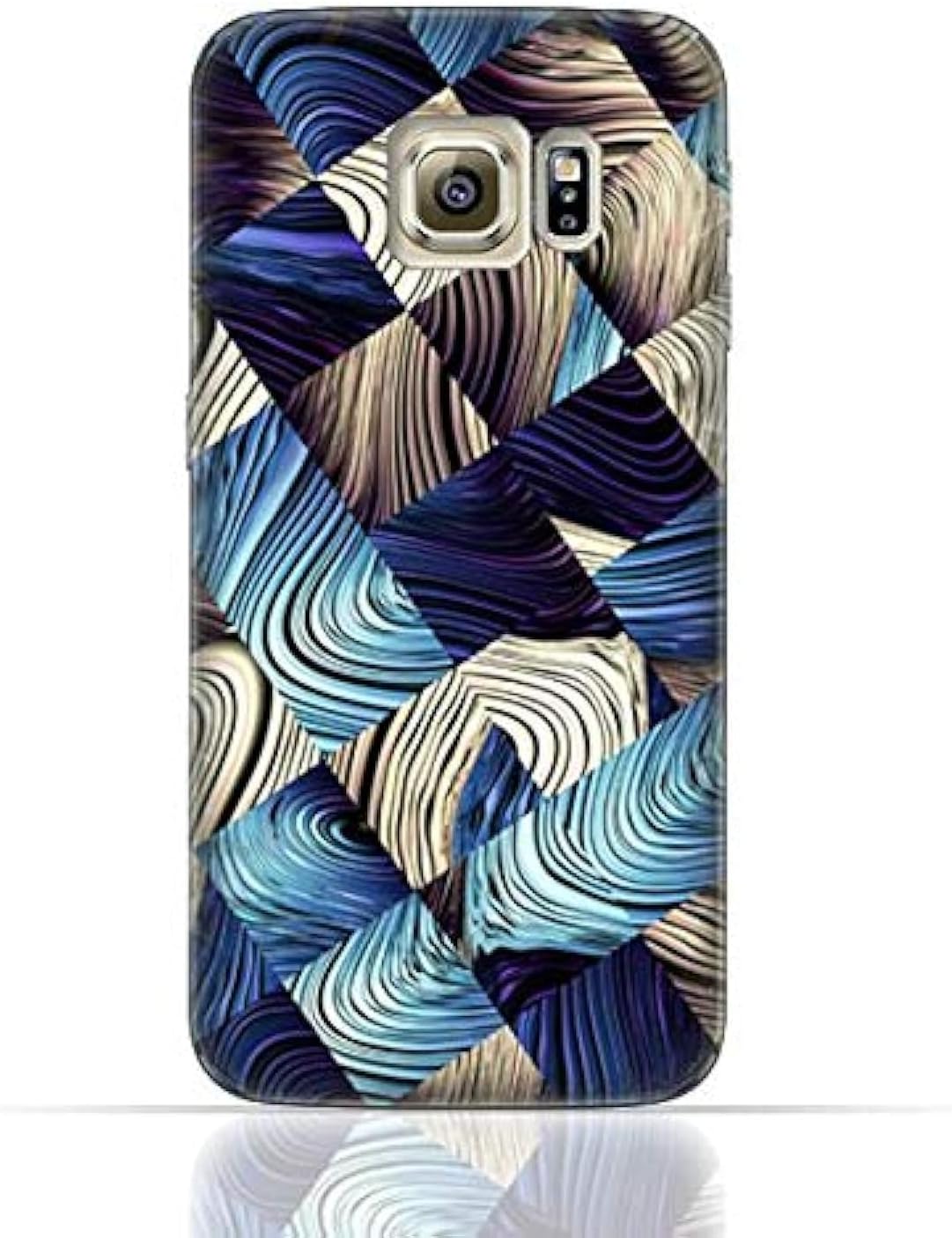 AMC Design TPU Silicone Digital Art Abstract Pattern Case for SAMSUNG Galaxy S6 Edge Plus