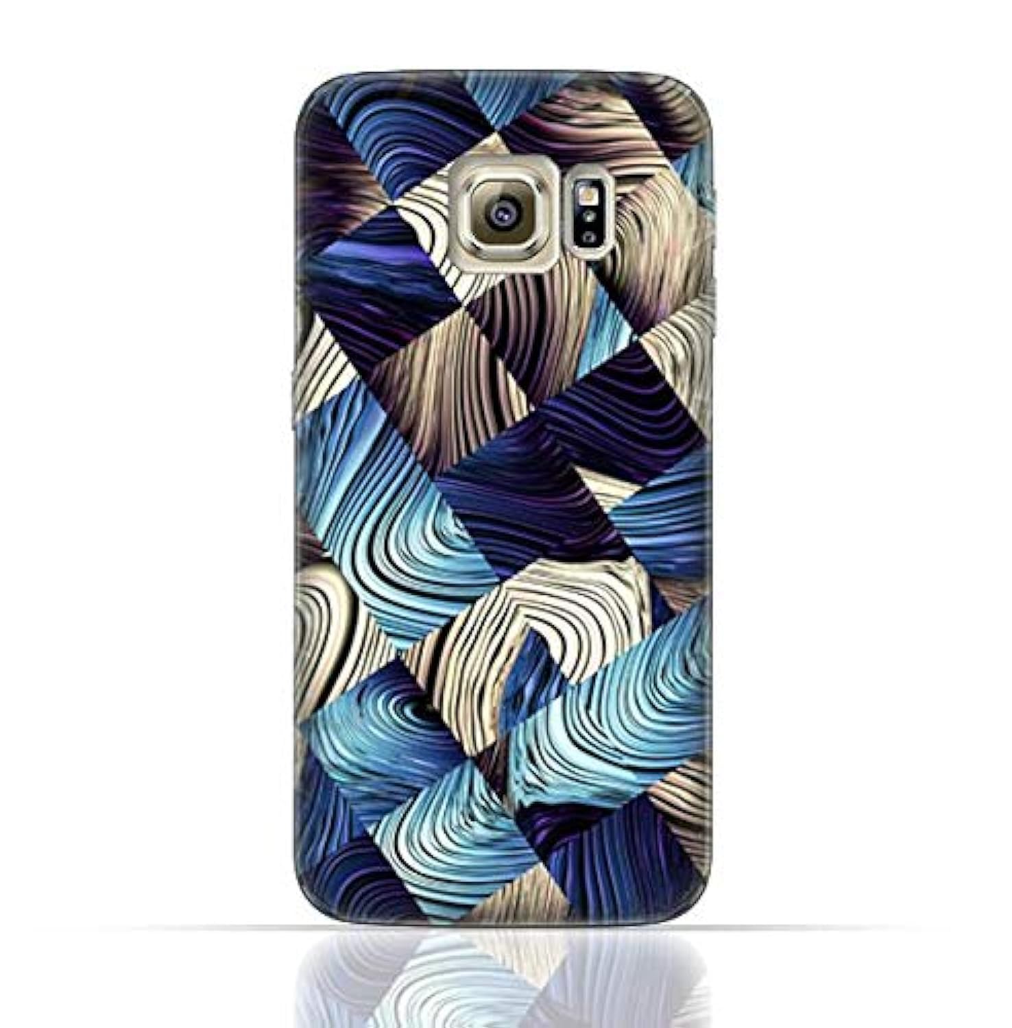 AMC Design TPU Silicone Digital Art Abstract Pattern Case for SAMSUNG Galaxy S6 Edge Plus