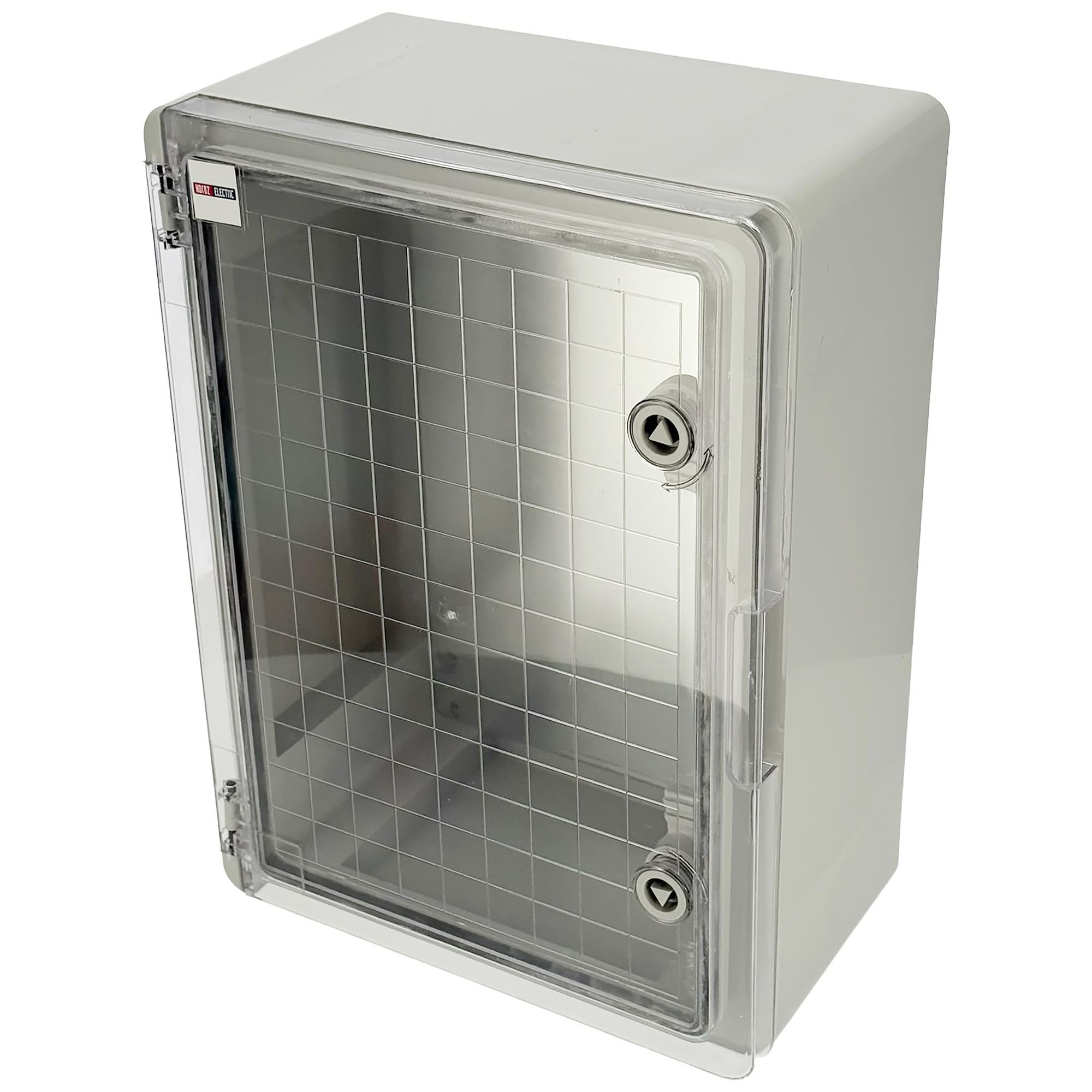 Quadro Elettrico da Parete 600x400x200 mm IP65 - Scatola di Distribuzione in ABS con Sportello Trasparente e Piastra Zincata - Armadietto per Impianti Elettrici da Esterno e Interno - Horoz Electric