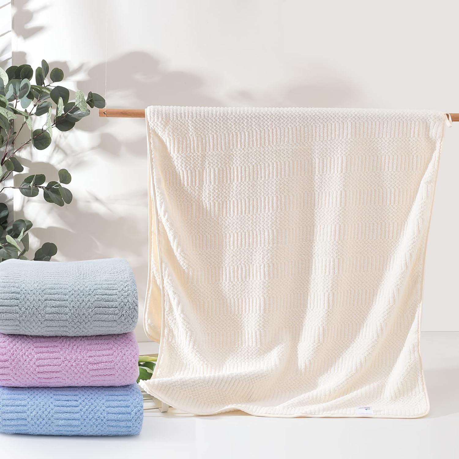 The Better Home Microfiber Bath Towel for Bath Soft, Lightweight