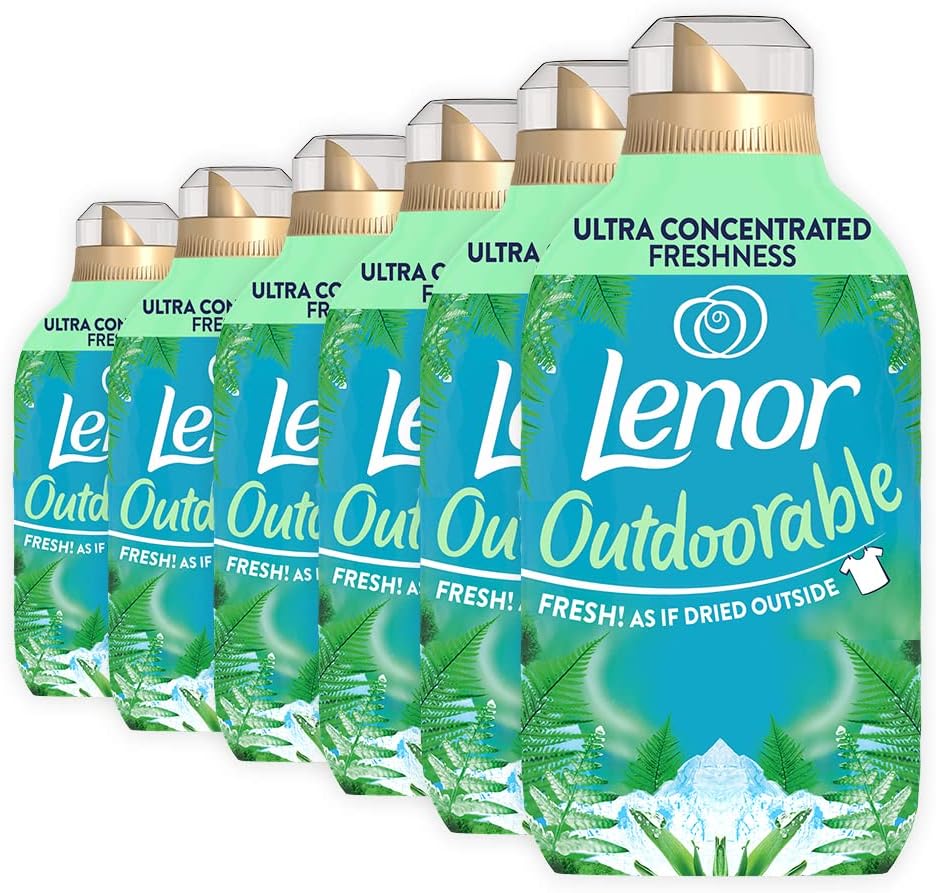 Lenor Outdoorable Fabric Conditioner, 210 Washes, 2.94L (490 ml x 6
