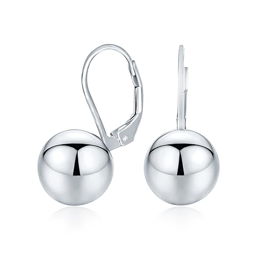 Boucles D'oreilles Pendantes En Argent Avec Perle Pour Femme