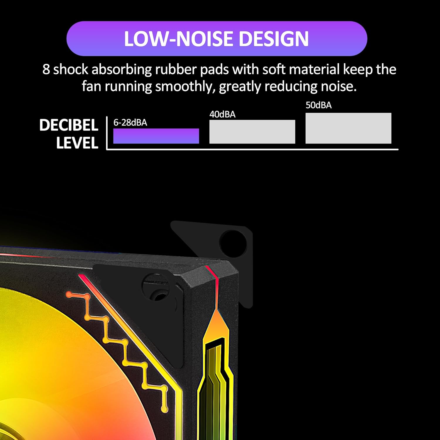 PANO-MOUNTS 120mm Reverse Airflow 5V 3Pin ARGB Addressable Infinity Mirror Fans with 4Pin PWM Control 800-1600RPM Suitable for PC Water Cooling and CPU Cooler Black 3-Pack…