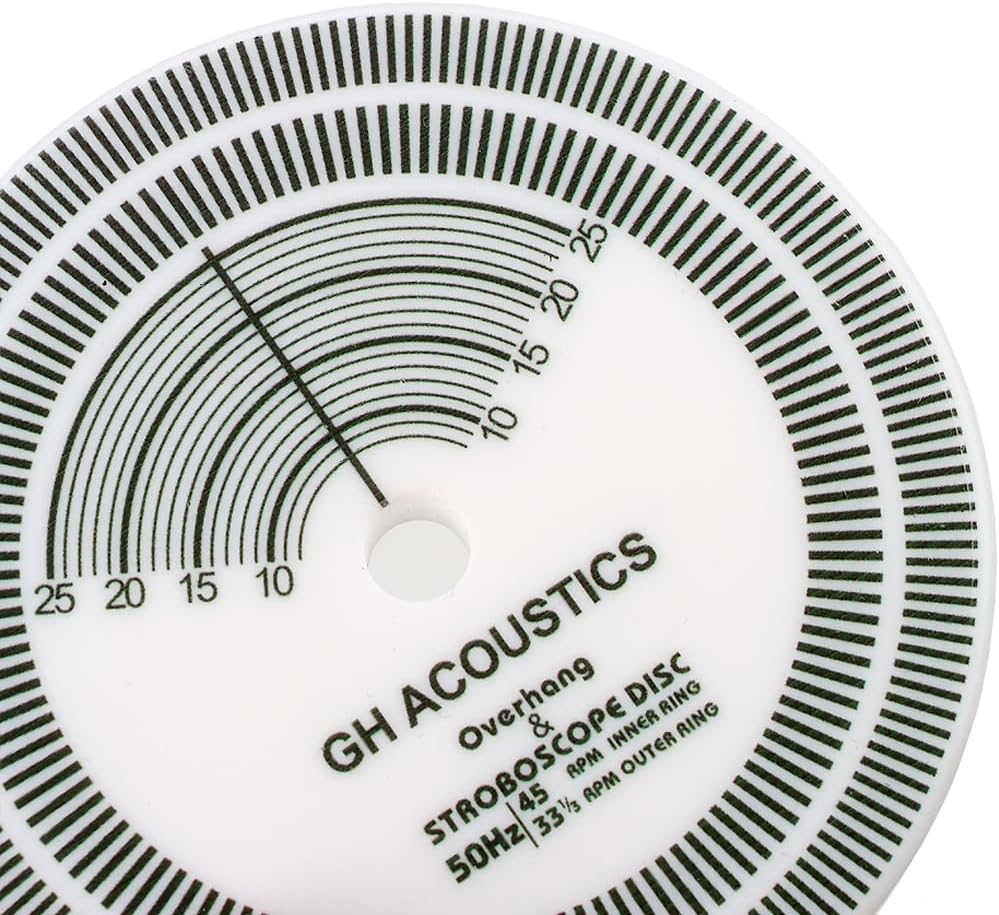 LP Vinyl Record Turntable Phono Tachometer Calibration Strobe Disc Stroboscope Mat 33 45 RPM