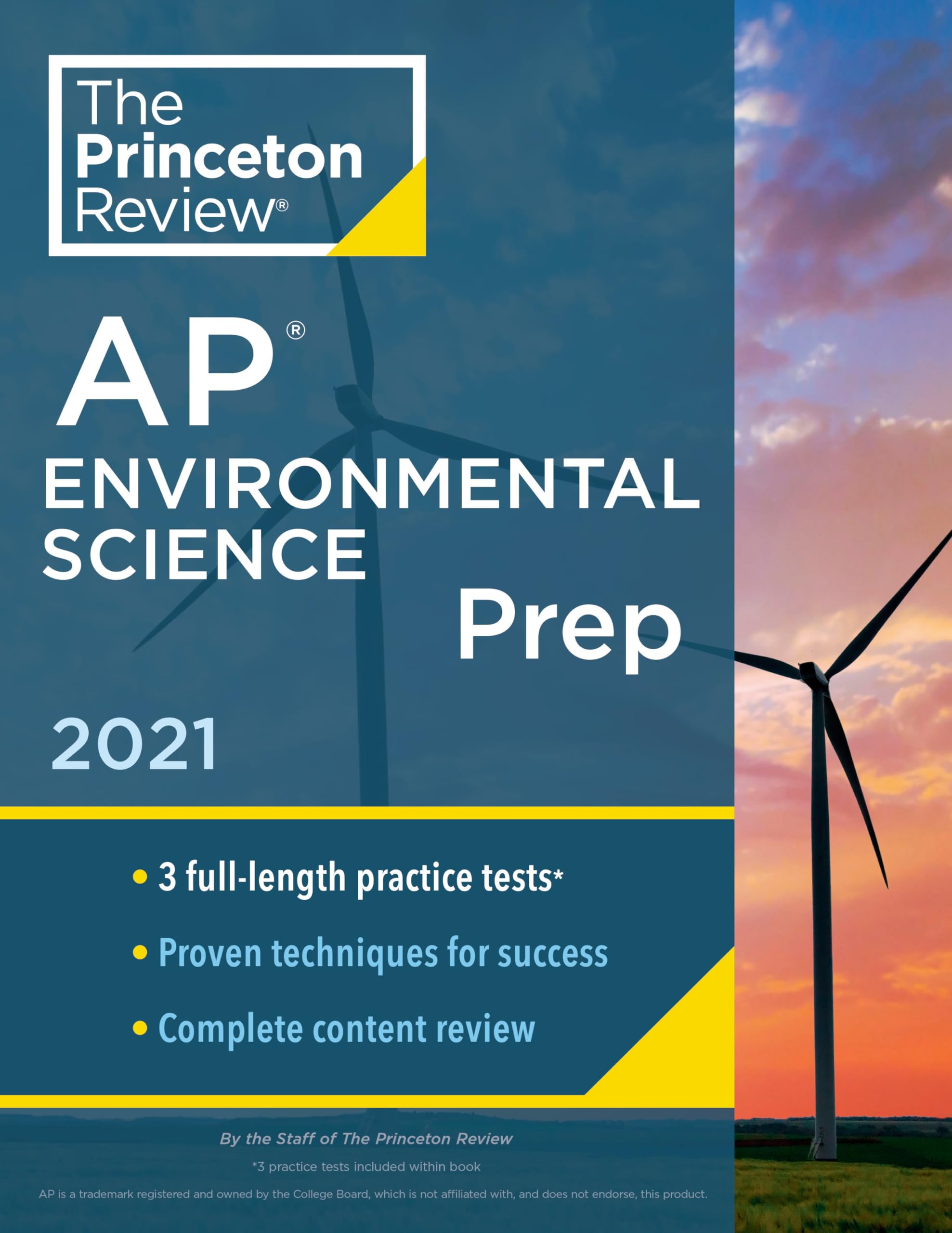 Princeton Review AP Environmental Science Prep, 2021: 3 Practice Tests + Complete Content Review + Strategies & Techniques (2021) (College Test Preparation)