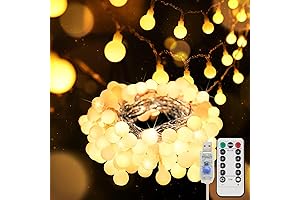 suddus Globe String Lights Bedroom: Enhance Your Indoor Spaces with Enchanting Illumination