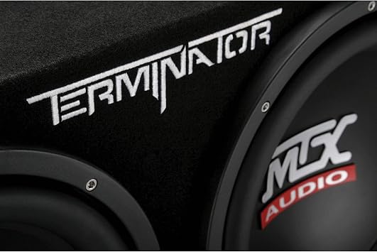 MTX TNP212DV 12 Inch 2000 Watt Dual Loaded Subwoofer Enclosure with Amplifier and MWA040 External Bass Control Knob Accessory