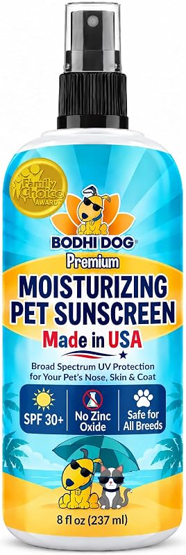 Protetor Solar para Cães, Gatos e Cavalos Bodhi Dog SPF 30+ com Manteigas de Jojoba e Karité 240 mL