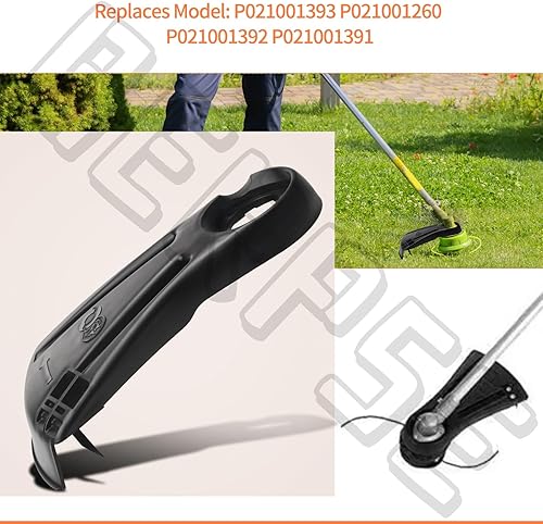 Miniatura 5 de BERPSE P021001393 - Kit de escudo para recortadora de cuerdas, reemplaza a P021001260 P021001392 P021001391, compatible con recortadora de eje recto