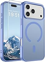 Vista 266 de SUPFINE - Funda magnética para iPhone 11, apta para MagSafe (protección contra caídas de grado militar, 10 pies), delgada, translúcida, a prueba