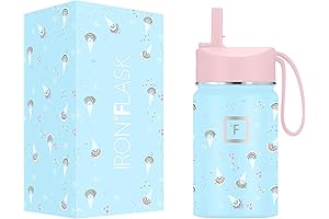 IRON °FLASK Kids Water Bottle | Straw Lid, Gelato, 10 Oz.