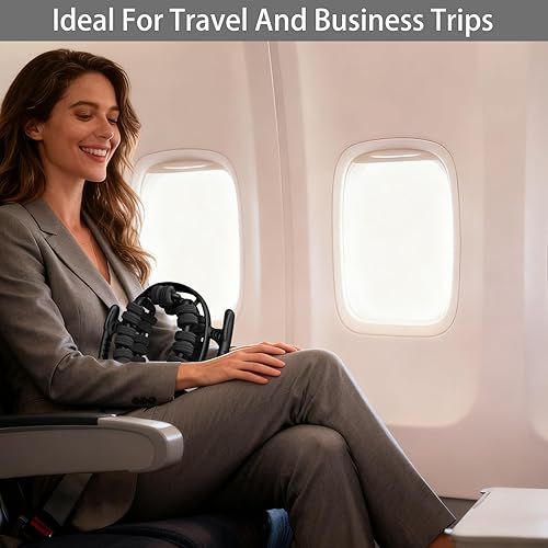 Miniatura 4 de Herramienta de masaje para celulitis, masajeador de piernas de viaje, rodillo de masaje de oficina, rodillo de masaje portátil sin montaje, alivia