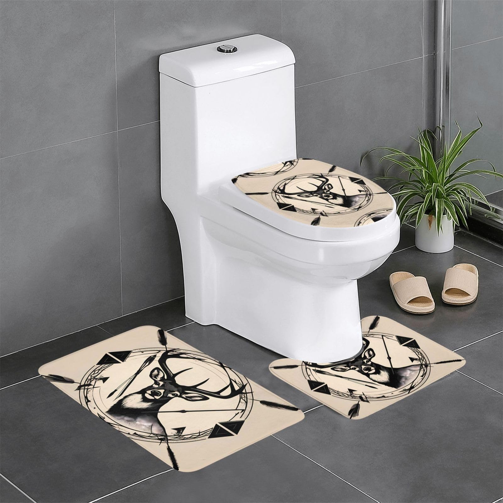 Tapis de bain antidérapant pour créer une ambiance scandinave dans la pièce