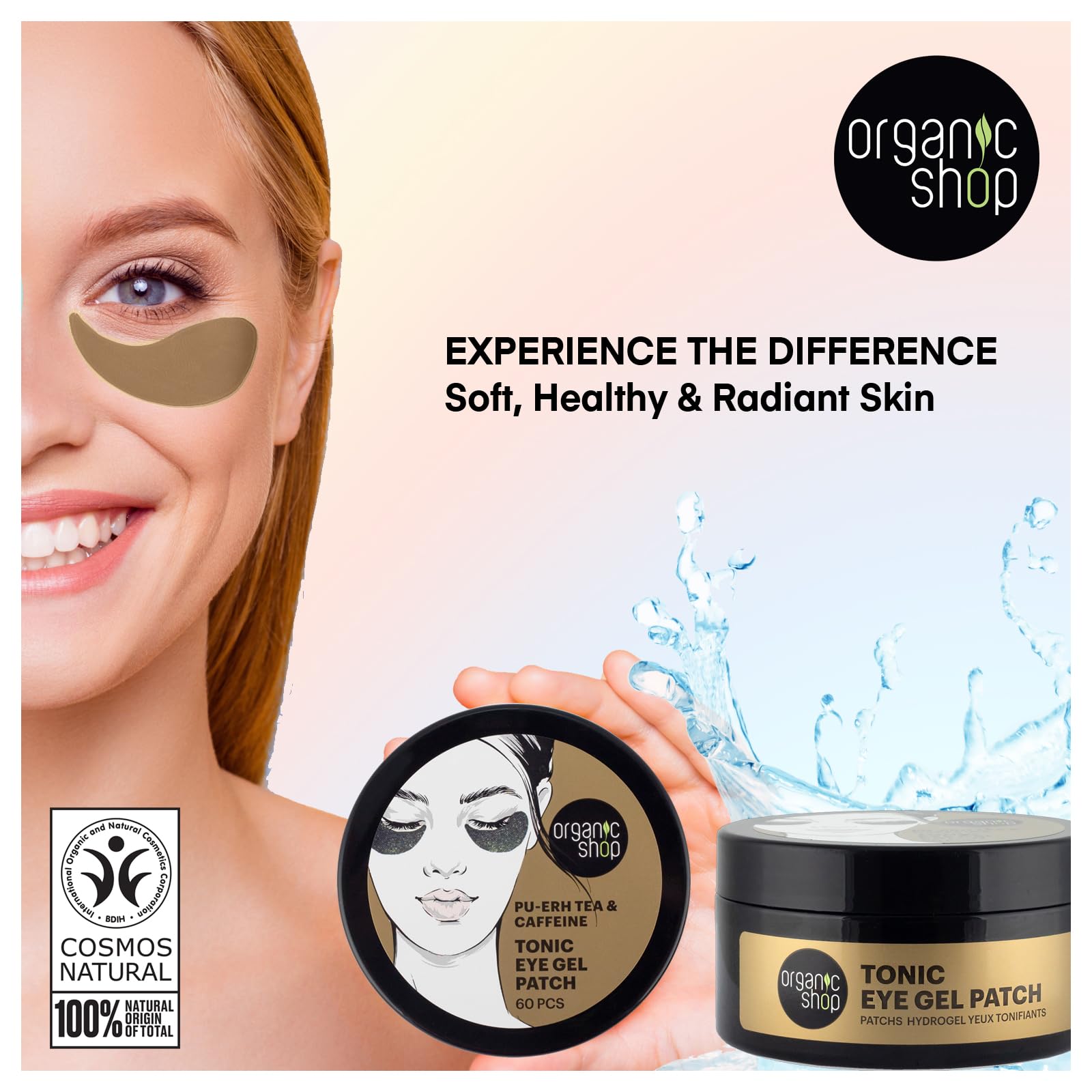 ORGANIC SHOP PU-ERH TEA GEL DE OJOS PACK 60UN