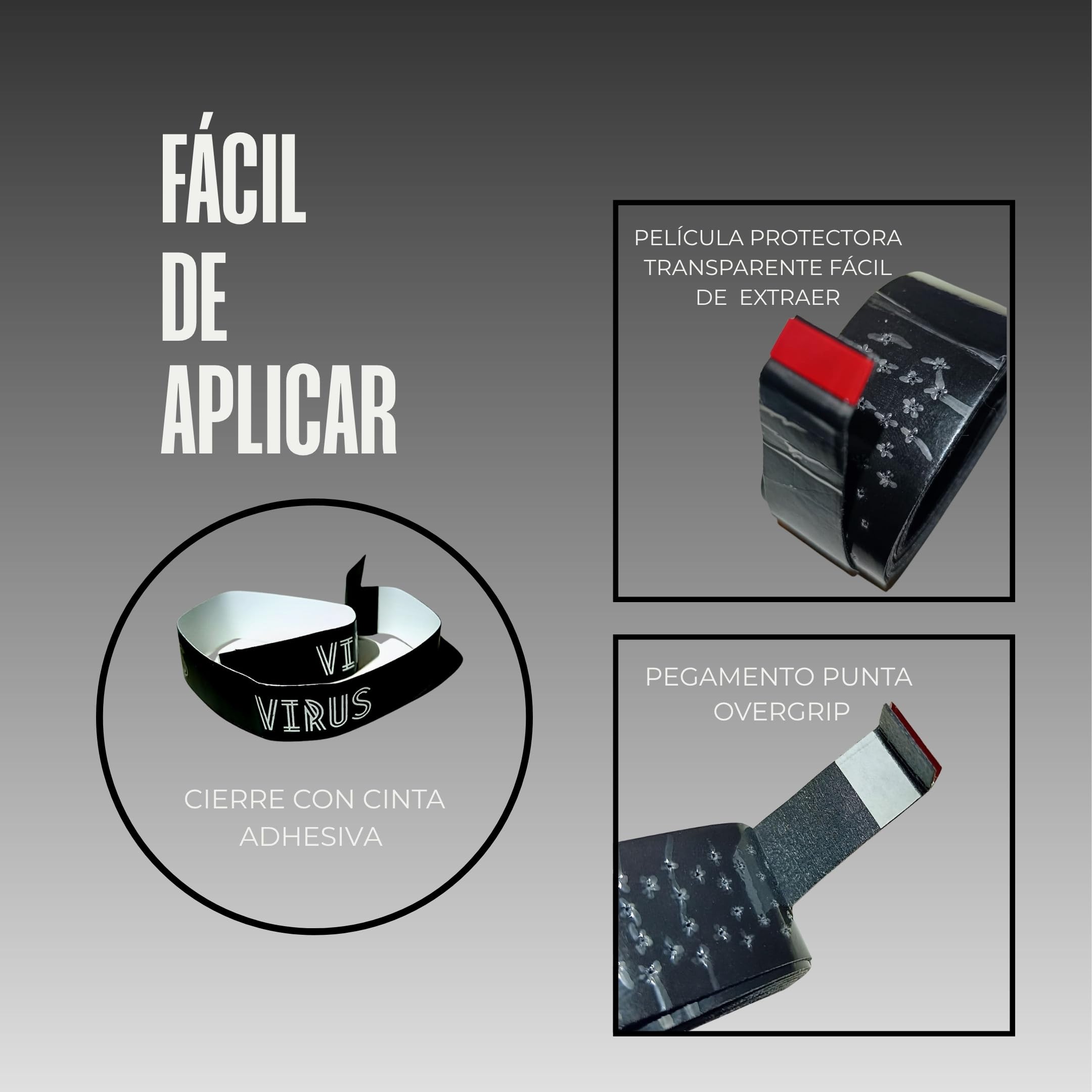 VIRUS Overgrip Pack de 3 + Protector de Pala — view 4