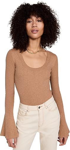 PAIGE Women's Mimi Bodysuit in Dark Camel