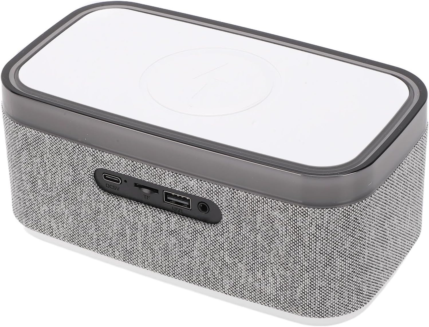 Sanpyl Speaker with Lights, Wireless Charging Speaker, Built in White Noise, Alarm Clock, Dual Stereo Speakers, for Bedroom Bedside image 5