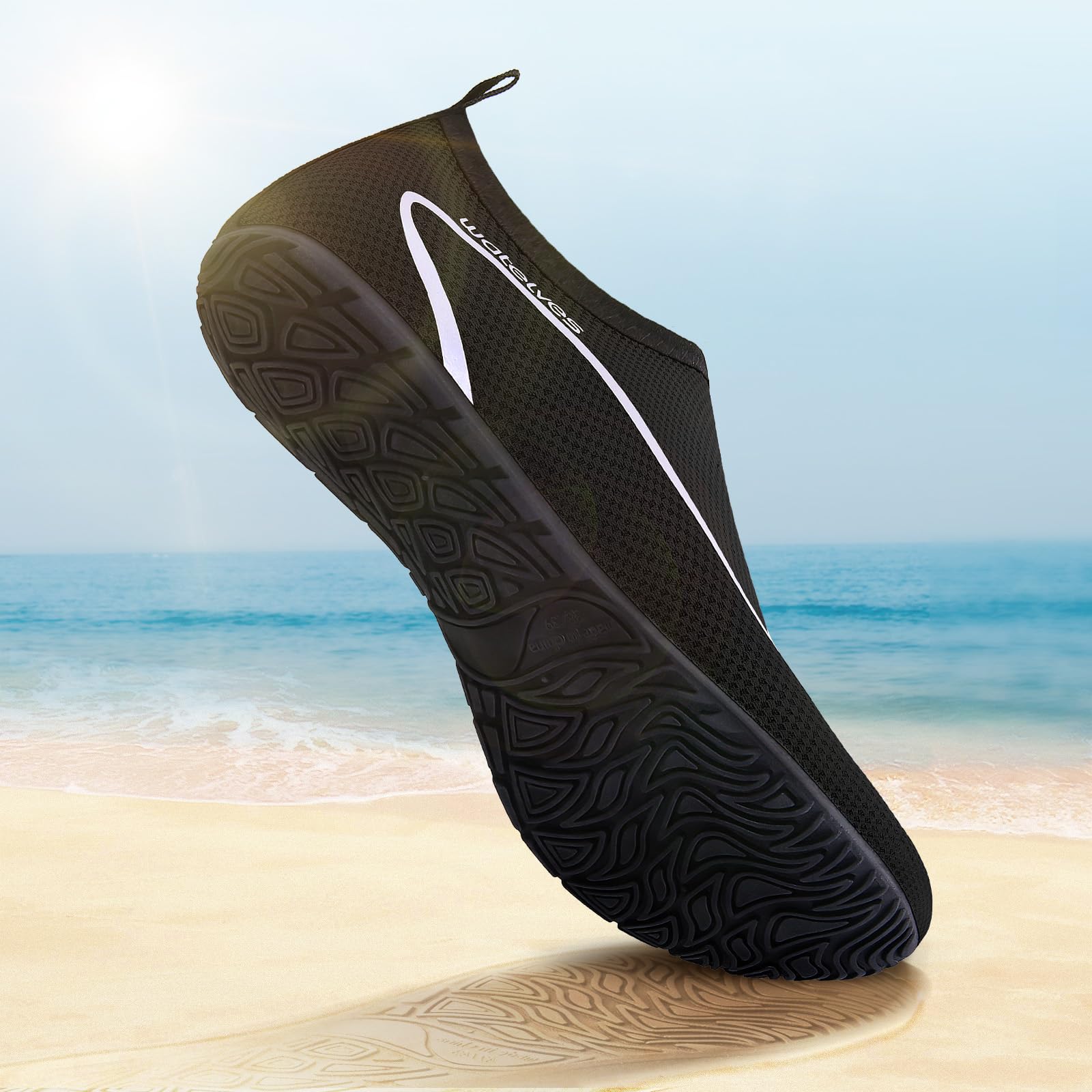 WateLves Scarpe da Scoglio Scarpette Donna Uomo Asciugatura Rapida Super Leggere Antiscivolo per Spiaggia e Snorkeling Unisex