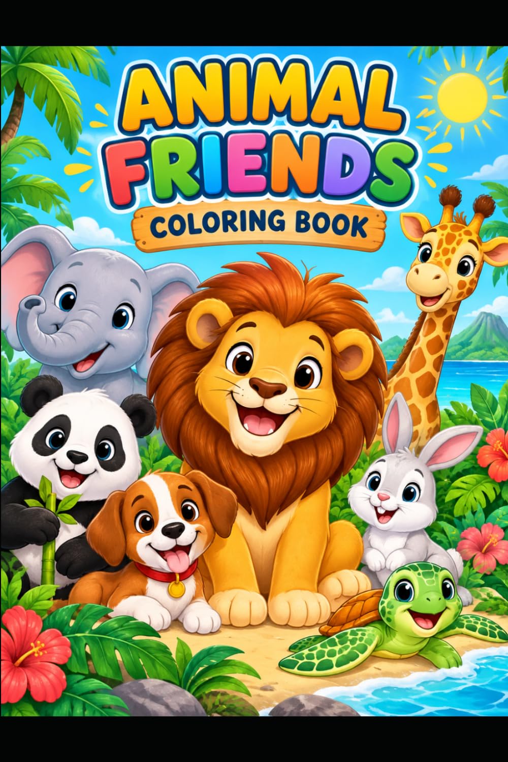 Animal coloring book