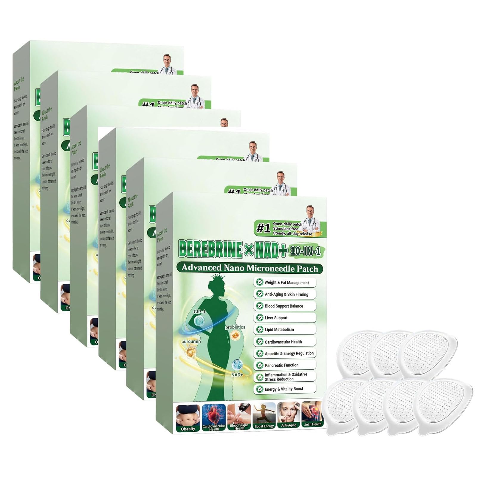 𝑴𝒐𝒓𝒊𝒏𝒈𝒂 Patch 𝑴𝒊𝒏𝒄𝒆𝒖𝒓 10 en 1, Patch Cor_porel Naturel Ultra Fin Invisible, Soin Quotidien Ciblé pour Homme et Femme (6)