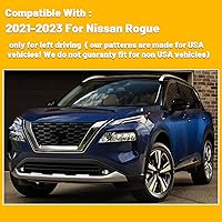 Vista 6 de Cubierta Alfombrilla Tapete para Tablero Dashboard Antideslizante Personalizada Compatible con Nissan Rogue 2021 2022 2023 Protector Parasol Sin HUD