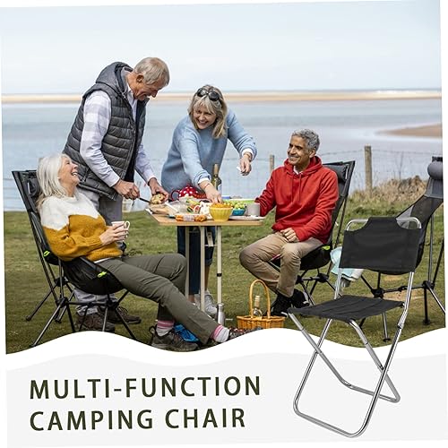 Miniatura 7 de KOMBIUDA Silla de camping ultraligera portátil de malla para silla de playa para taburete plegable al aire libre cómodo y diseño