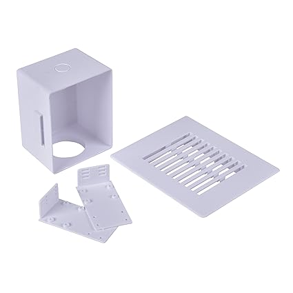 Oatey 39260 Box Kit - White Polystyrene Electrical Housing - 4.5