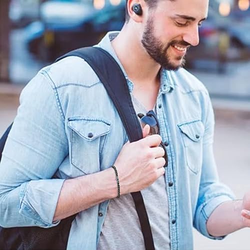 Miniatura 5 de Pulseras contra el mal de ojo para hombre, 0.2360.3940.394 pulgadas, pulsera de protección contra el mal de ojo para buena suerte espiritual