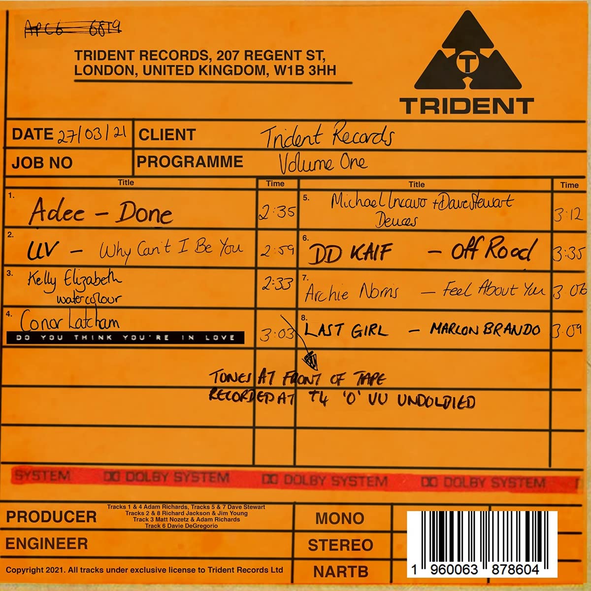 Trident Vol.1 (LP) [VINYL]