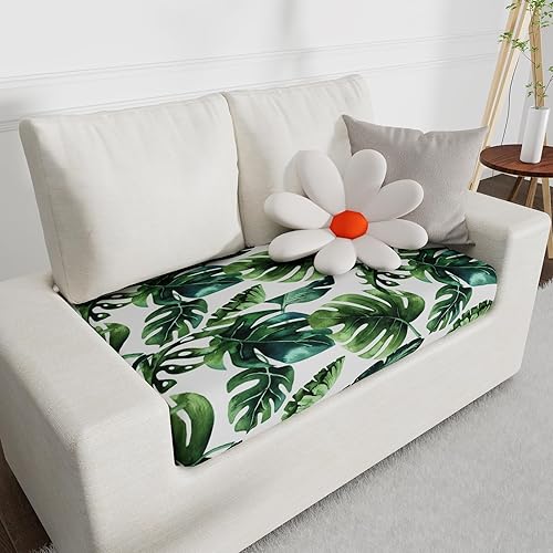smiry Fundas de cojín para sofá estampadas, fundas elásticas de cojín de repuesto, fundas de cojín antideslizantes para asiento de sofá, fundas de