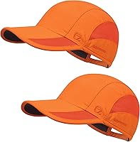 Vista 10 de GADIEMKENSD Sombrero de correr al aire libre malla transpirable 2PACK