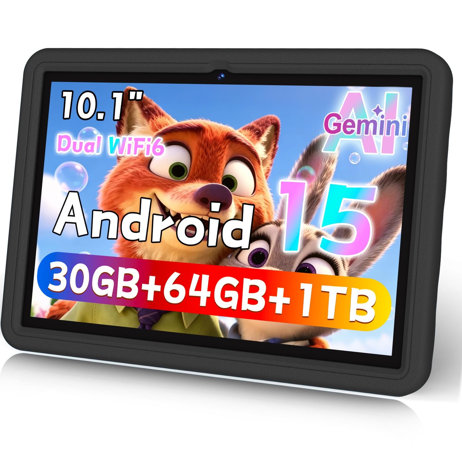 DMOAO 2026 Tablet 10 Inch Android 15 Tablets 30GB RAM 64GB ROM 1TB Expand, 6000mAh Octa-Core Tablet with Drop Proof Case, Gemini AI, HD IPS Screen, GPS, 5G WiFi, Split Screen, Widevine L1-image-46