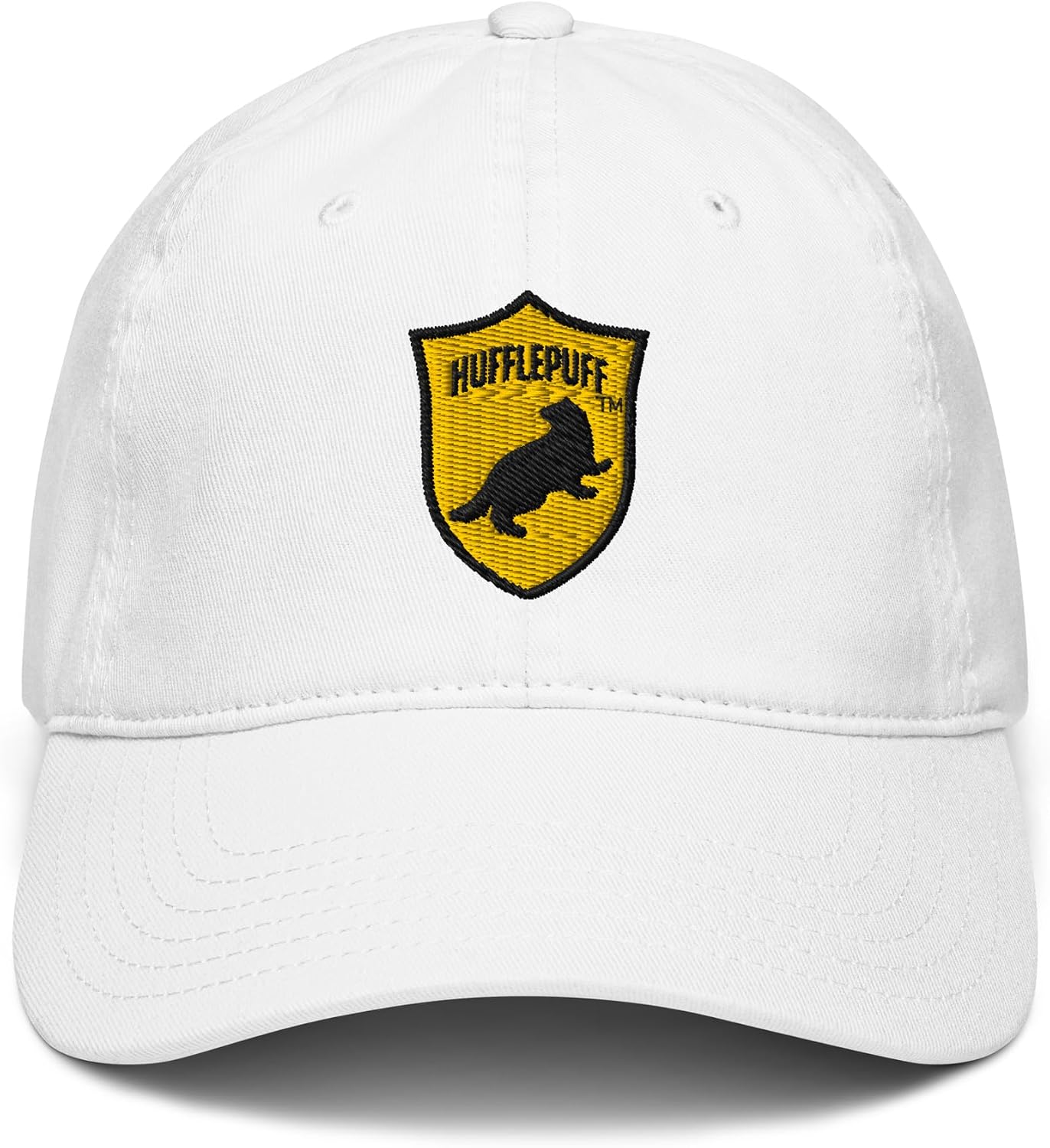 Harry Potter Hufflepuff Simple Crest Adjustable Baseball Hat