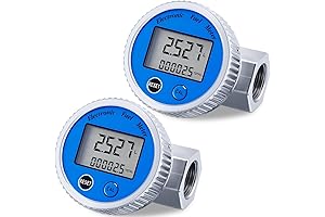 Accurate Digital Turbine Flow Meter for Monitoring Fuel Flow - 1 Inch NPT Thread