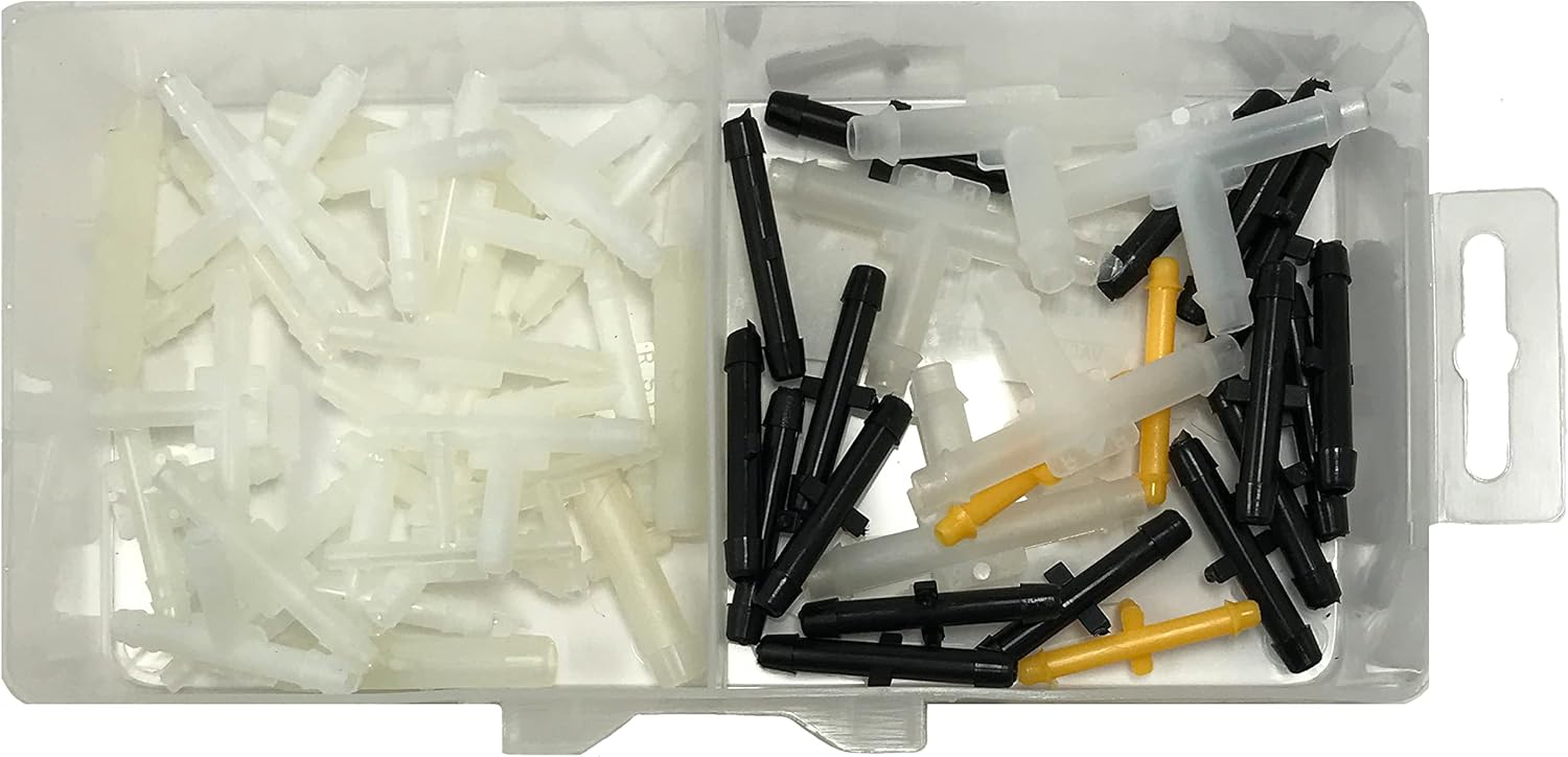 ShercoAuto 50 Piece Vacuum Tee And Connector Assortment