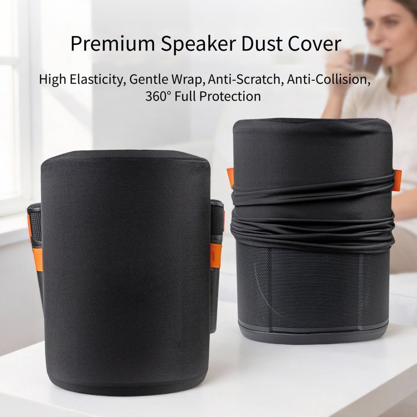per bose S1 Pro+ Copertura antipolvere Altoparlante Custom Fit Soundbar Custodia protettiva Panno di Nylon Scratch per la prova di archiviazione 26x23x33cm