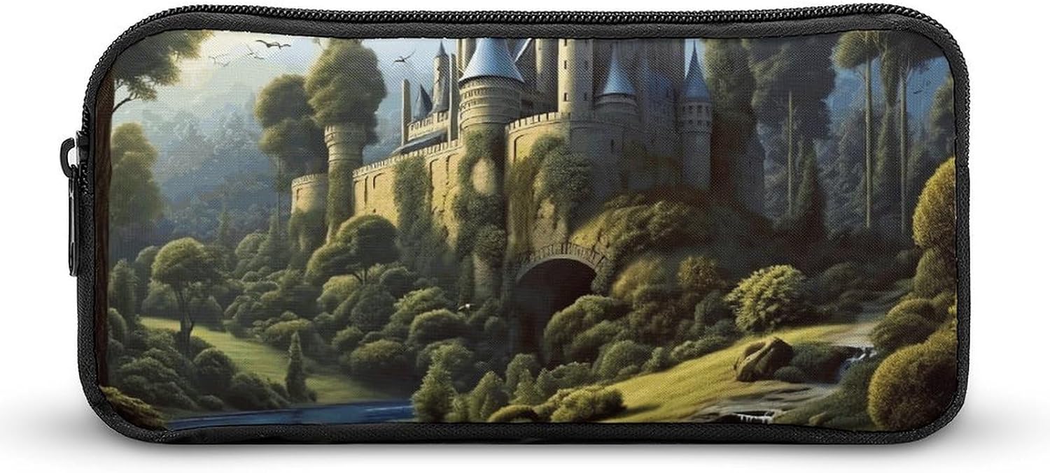 Large Capacity Pencil Case Multi-Purpose Makeup Pouch With Sturdy Zipper