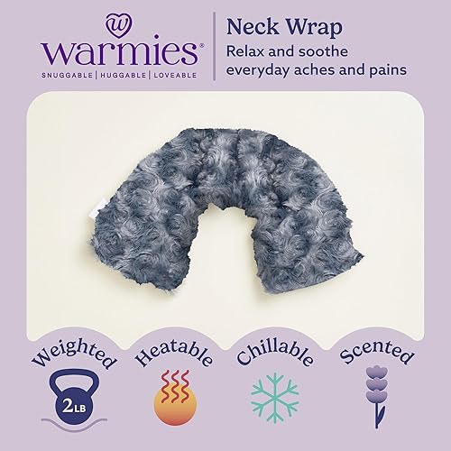 Miniatura 2 de Intelex Warmies - Envoltura de cuello rizado, color gris, Gris