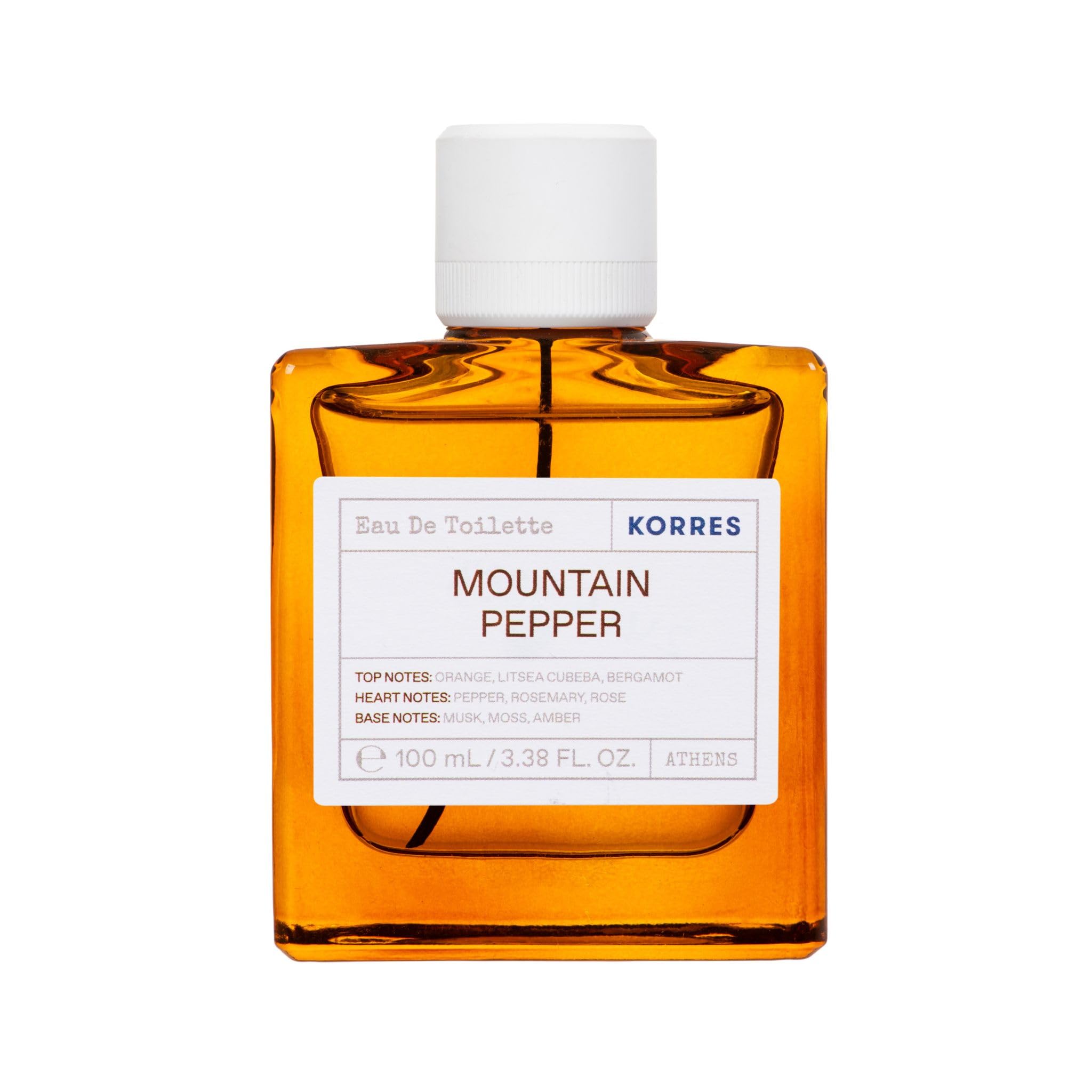 Korres Mountain Pepper Eau De Toilette Da Uomo, Fragranza Aromatica Legnosa, Dermatologicamente Testata, Vegana, 100 Ml-image