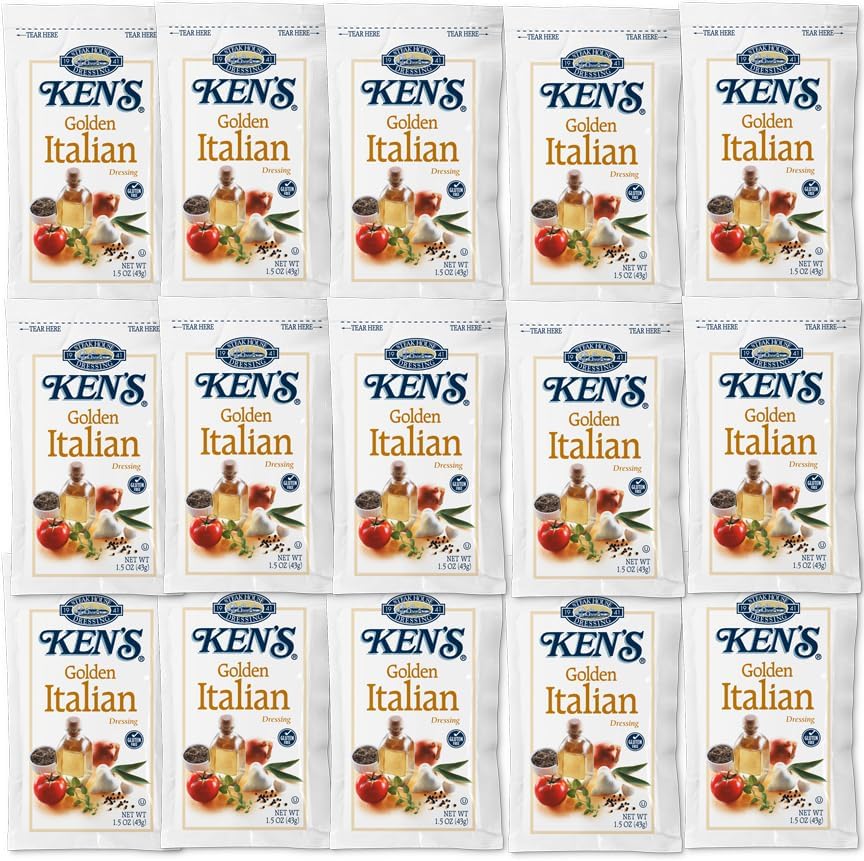 Ken's Steakhouse Golden Italian Dressing 1.5 oz Packets