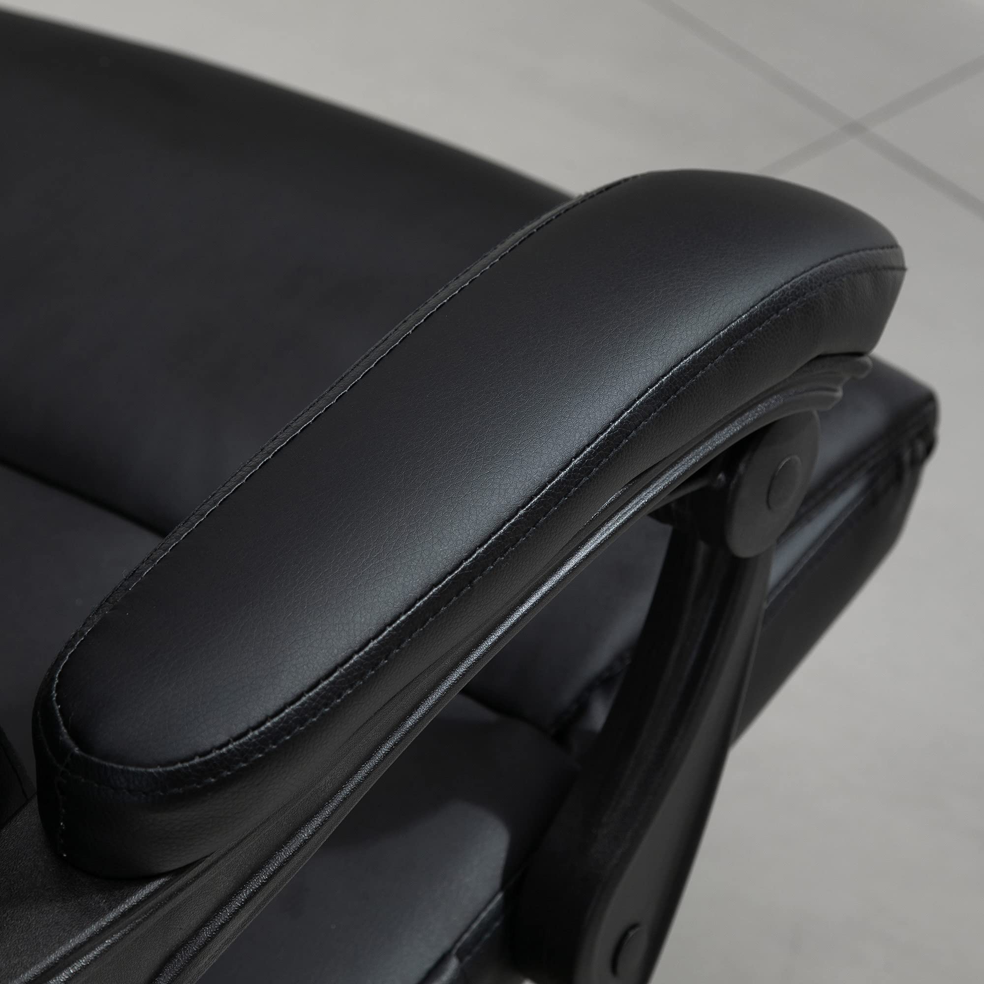 Vinsetto Massagesessel mit Massagefunktion Schwarz 68 x 79 x 104-112 cm