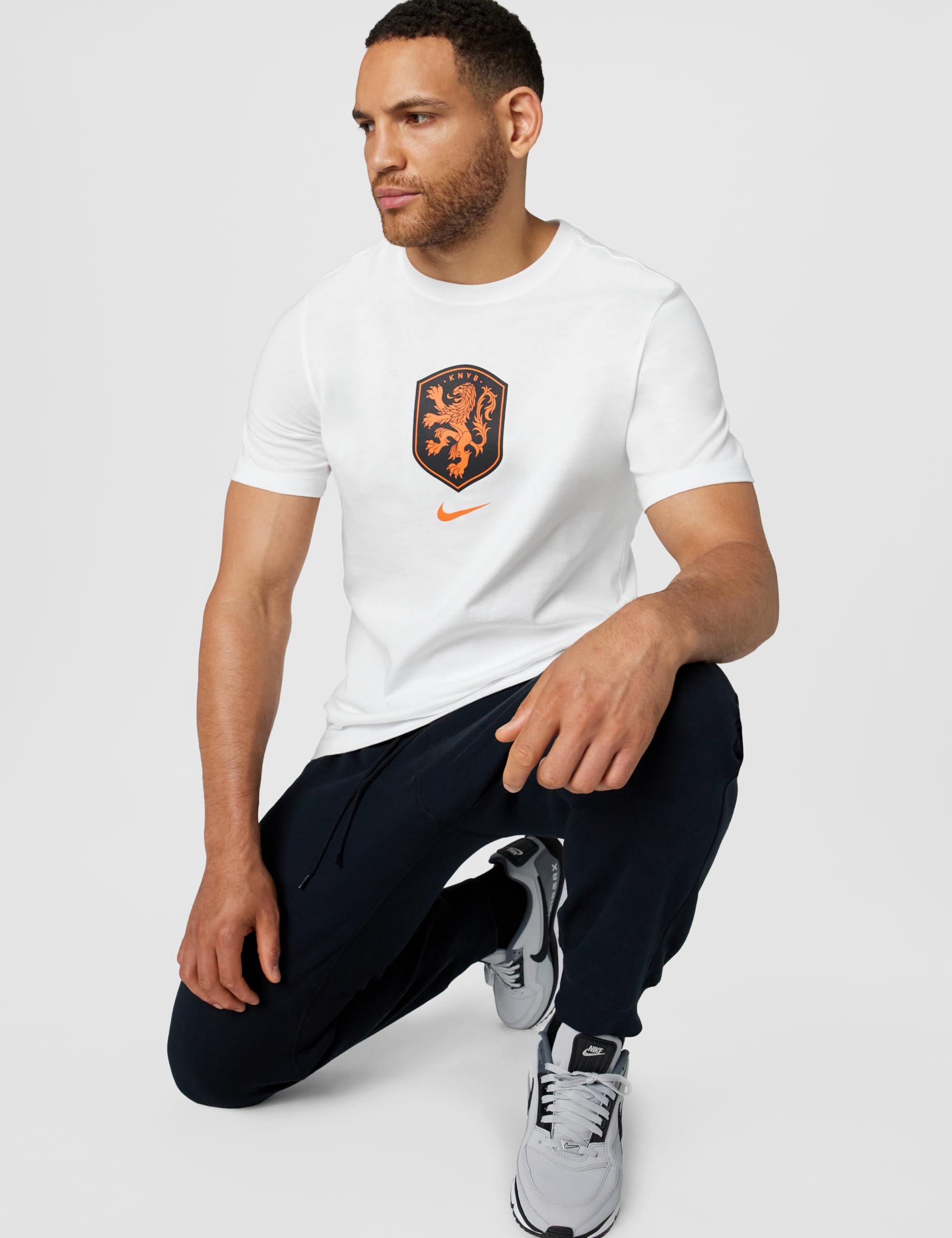 Nike T-Shirt Mondiali Uomo - Paesi Bassi, Bianco, S