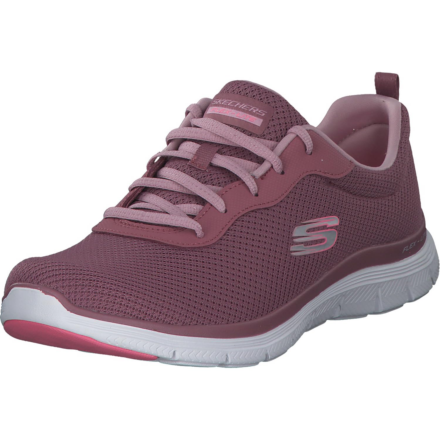 Skechers Women's Flex Appeal 4.0 Brilliant View Sneaker, Purple, 4 UK