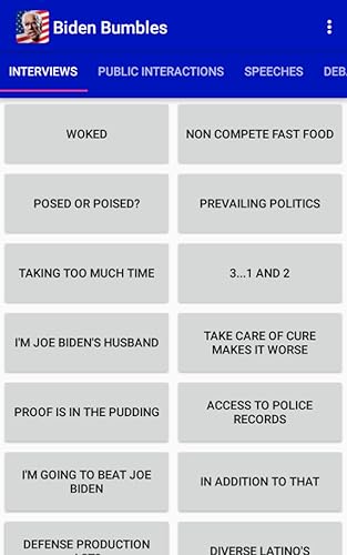 Biden Bumbles Soundboard