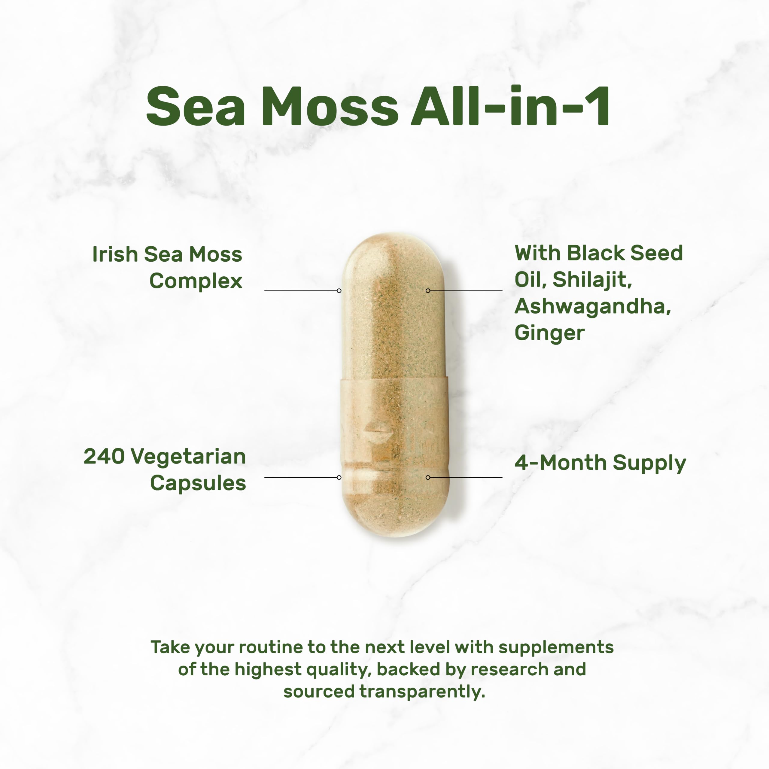 DEAL SUPPLEMENT 14-in-1 Irish Sea Moss Complex, 240 Veggie Capsules — Amazon image 3